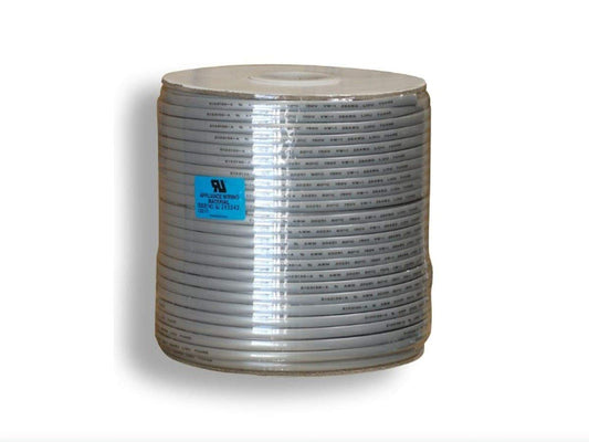 Monoprice Cat3 Ethernet Bulk Cable - Network Internet Cord - Flat,Stranded, UTP, Pure Bare Copper Wire, 26AWG, 1000ft, Silver