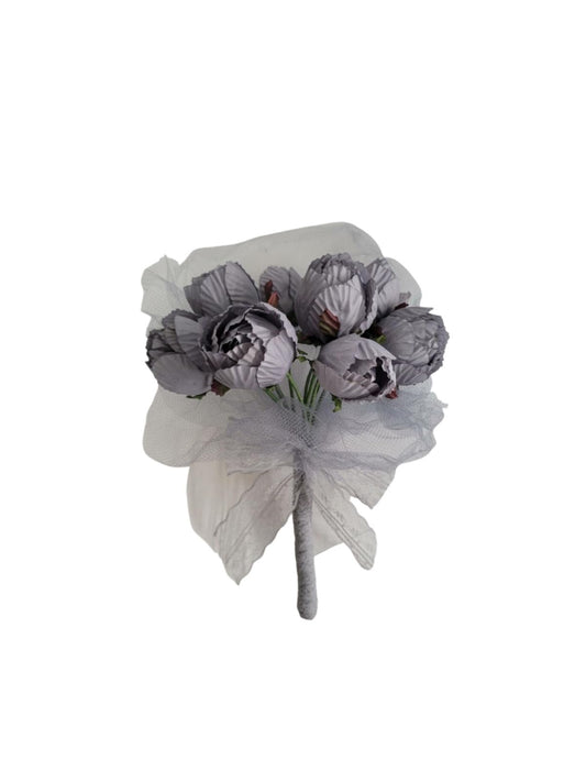 Rubies - Ramo de accesorios para disfraz de novia cadáver para fiestas temáticas y Halloween, como se muestra, talla única, color gris, Gris, Talla única