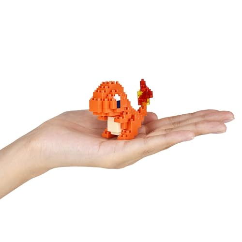 Nanoblock - Pokémon - Charmander, Kit de construcción de la Serie Pokémon