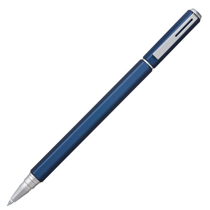 Bolígrafo De Tinta Gel Energel Hexagon, Elegante y Funcional Cuerpo Azul Marino Mate, Tinta Color Negro BL667C-A-EST