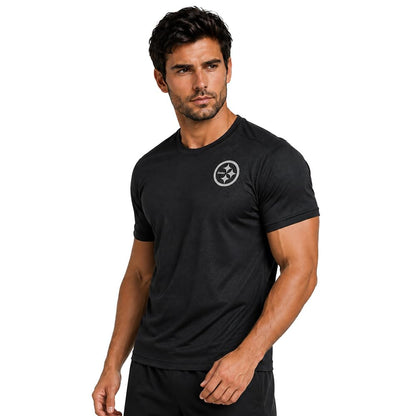NFL Playera Deportiva Pittsburgh Steelers Negro para Hombre