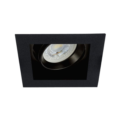 Tecnolite Lámpara Downlight Empotrable Dirigible, Potencia Máx. 60 W, Base GX5.3/GU10, No incluye foco