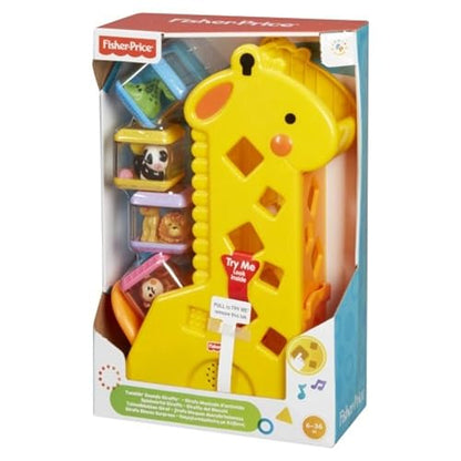 Mattel Fisher-Price Juguete para Bebés Jirafa Bloques Divertidos Desarrollo Sensorial y Motricidad para bebés de 6 Meses en adelante