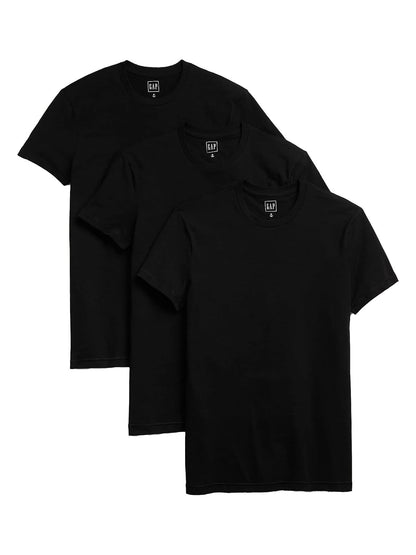 Gap Paquete de 3 Camisetas de Cuello Redondo Capa de Base Superior para Hombre