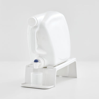 iDesign - Organizador de detergente líquido para lavandería, color blanco