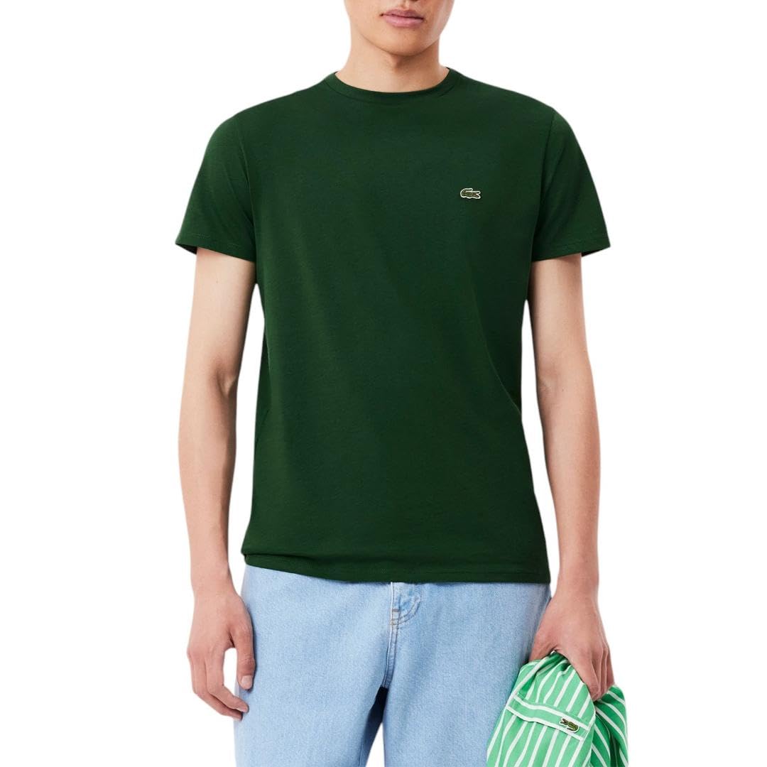 Lacoste Playera Clásica para Hombre, Cuello Redondo - 3XL - Verde
