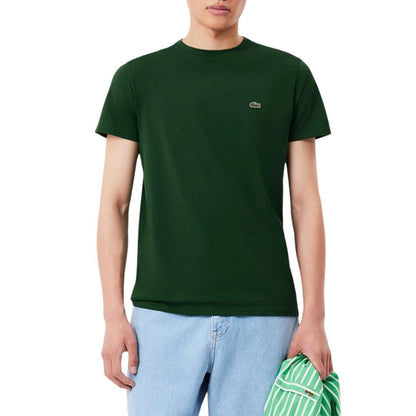 Lacoste Playera Clásica para Hombre, Cuello Redondo - 3XL - Verde