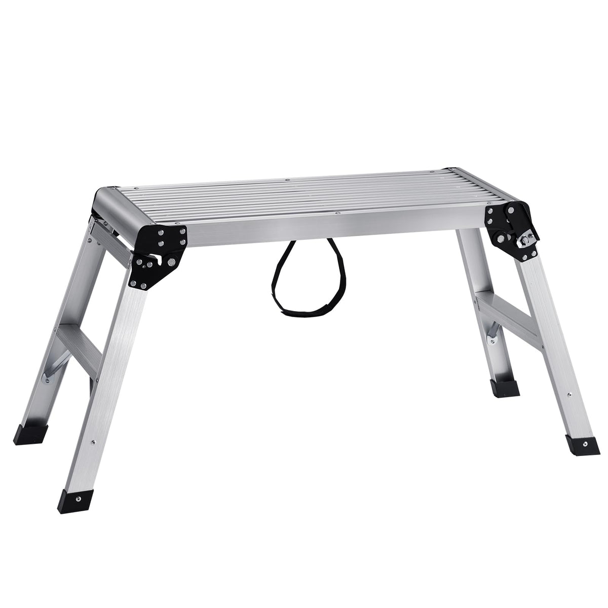 VEVOR - Plataforma de trabajo plegable, 30 x 12 x 20 pulgadas, escalera de aluminio para paneles de yeso, capacidad de carga de 350 libras, banco de trabajo resistente con pies antideslizantes, ideal para lavar vehículos, limpiar, pintar, decorar