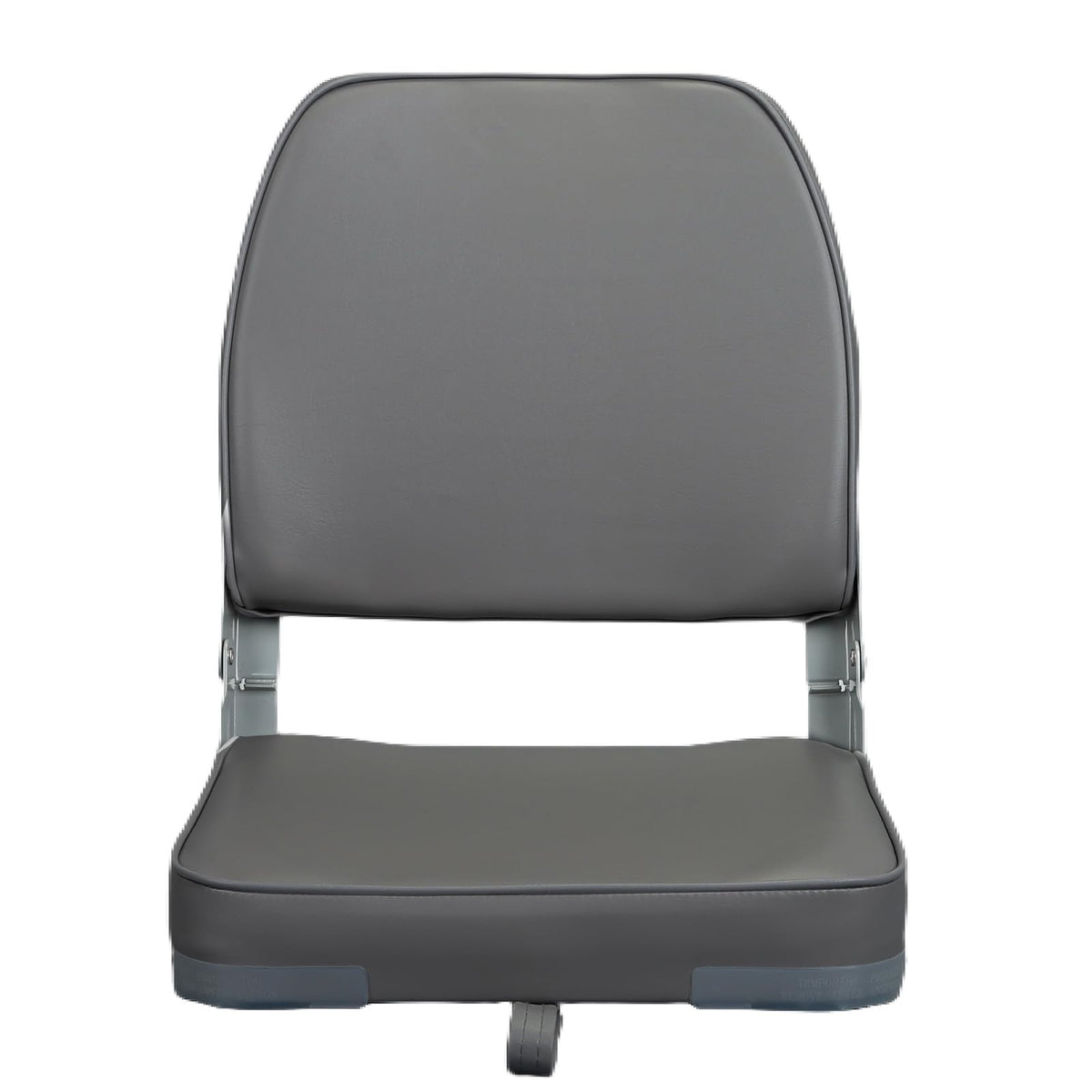 ERGOSEAT - Asientos de barco con respaldo bajo, asiento plegable para barco de pesca con respaldo, silla de barco, asiento de barco de bajo marino Jon, asiento de canoa, 1 paquete, gris oscuro