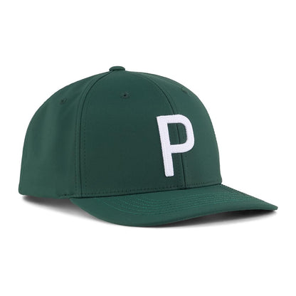 Puma Golf Heritage P Cap Tapa Hombre - Talla Única - Mirto oscuro brillo blanco