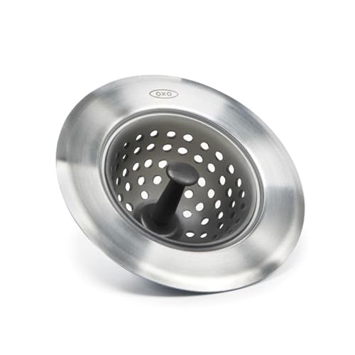 Oxo Gg Sink Strainer | OXO Good Grips - Colador de drenaje de silicona para fregadero, tapón para fregadero de cocina