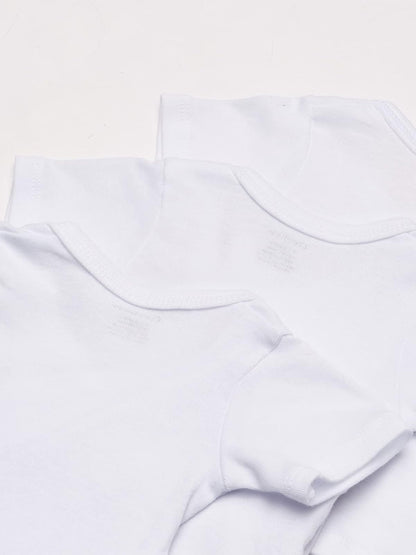 Gerber Paquete de 3 Camisas de Manga Corta con Cierre Lateral Sudaderas con Capucha para bebés y niños para bebés niñas