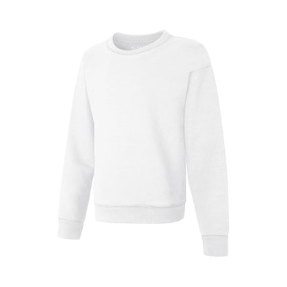 Hanes Sudadera Cuello Redondo EcoSmart para Niña - Blanco - XL