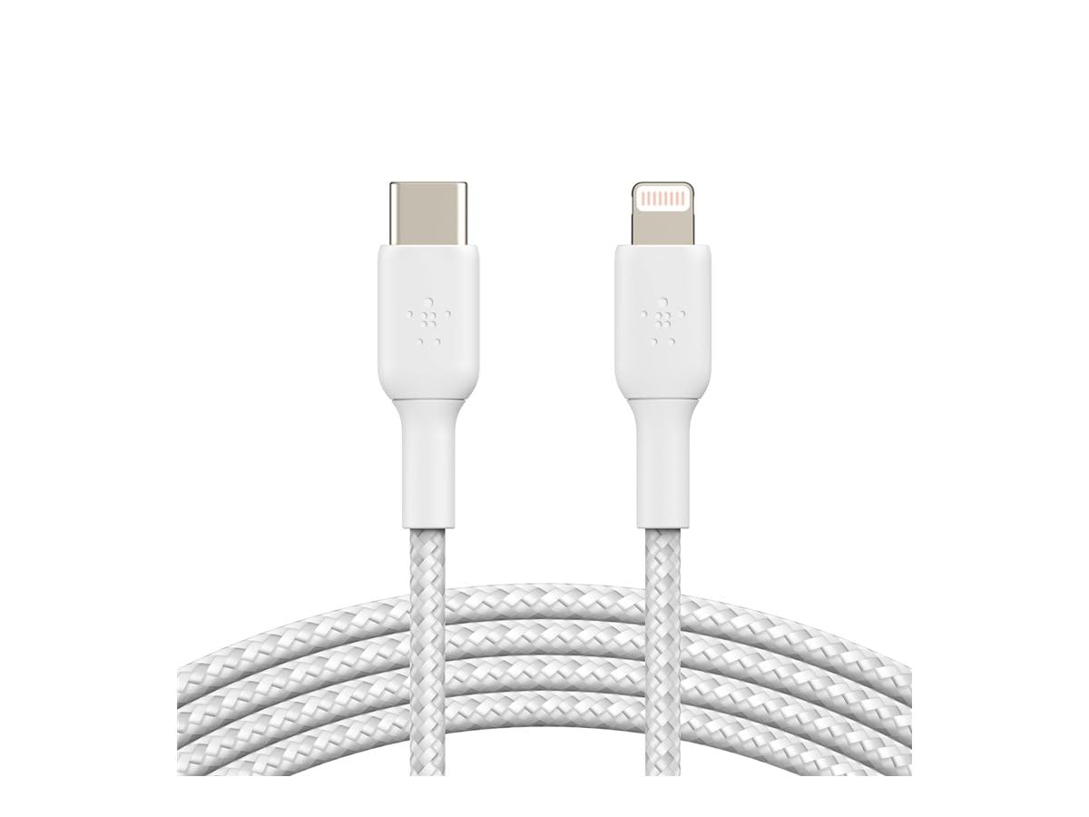 Belkin BoostCharge Cable USB-C a Lightning Trenzado 2 m MFi