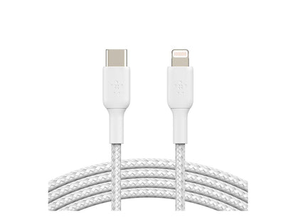 Belkin BoostCharge Cable USB-C a Lightning Trenzado 2 m MFi
