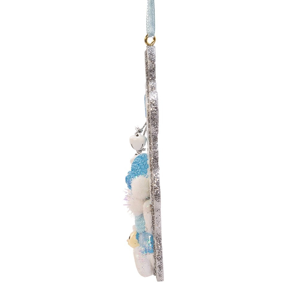 Kurt Adler - Figura Decorativa de Copo de Nieve para bebé, 10,16 cm