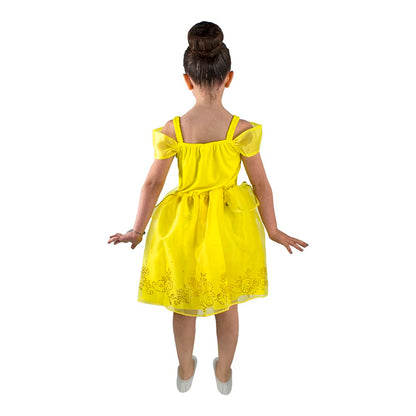 Disney Disfraz Infantil, Bella, Modelo F15382-AZN6, Amarillo, Talla 6 años