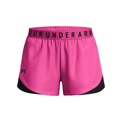 Under Armour 1344552 Shorts de Entrenamiento Play Up 3.0 para Mujer, Talla M, Color Rosa