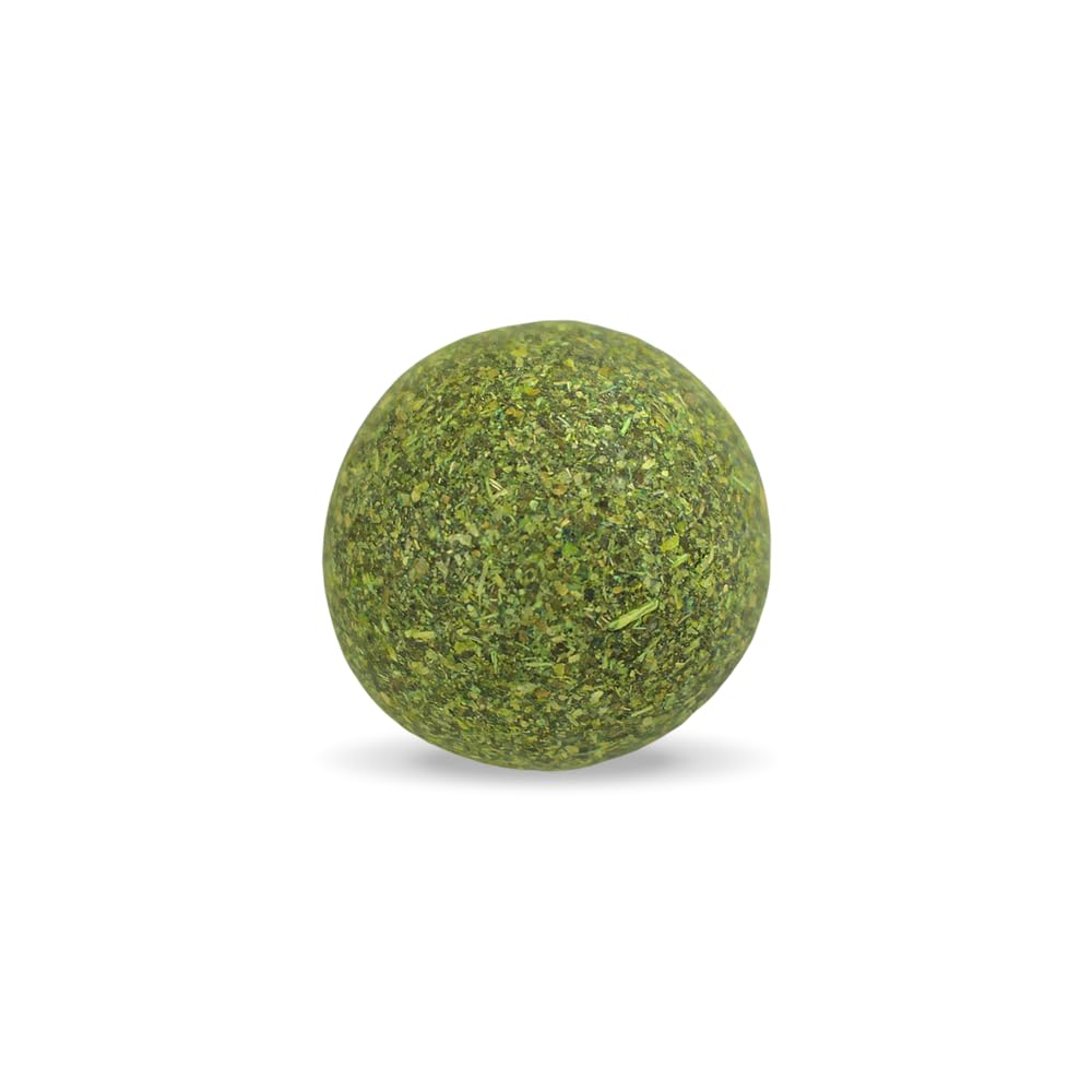 Fancy Pets Esferas de Catnip para Gato 3 Piezas de Catnip Natural para Juego Estimulación y Enriquecimiento Ambiental