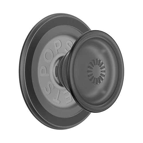 PopSockets - Soporte magnético para teléfono MagSafe, Color Negro | Desmontable, para Kindle, Android, iPhone, con imán, negro, accesorios electrónicos, para iPad/Kindle/iPhone/Android