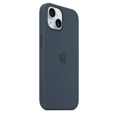 Funda de silicón con MagSafe para el iPhone 14 - Azul tormenta