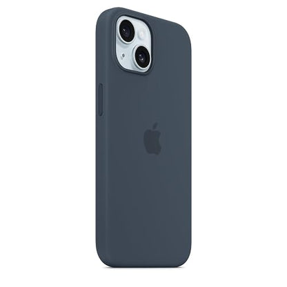 Funda de silicón con MagSafe para el iPhone 14 - Azul tormenta