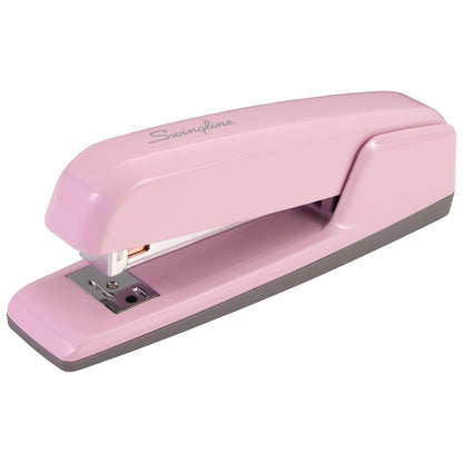 Swingline Grapadora, capacidad de 30 hojas, grapadora empresarial 747, sin atascos, metal, rosa rubor (S7074740)