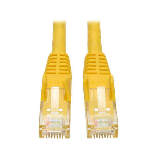Tripp Lite Cat6 Gigabit Snagless Molded Patch Cable (RJ45 M/M) - Yellow, 25-ft.(N201-025-YW)