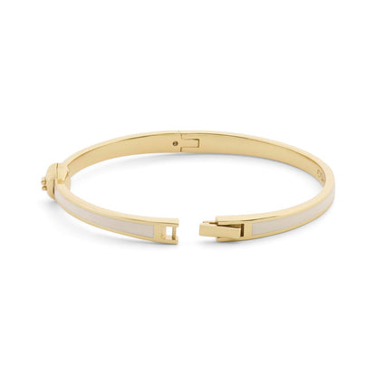 COACH Signature C - Pulsera de corazón esmaltado