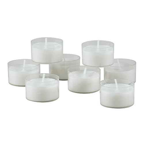 Stonebriar Velas de té sin Perfume de combustión Larga, combustión Prolongada de 6 a 7 Horas, 6-7 Horas, Variedad de colores, 96 Pack (6 Hour), 1