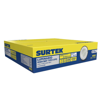 Surtek LUL10A Luminario LED High Bay para bodega 100 W, luz fría