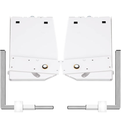 VEVOR Kit de Mecanismo de Montaje en Pared con Resorte, Capacidad de Carga de 450 kg, Kit de Bricolaje, Soporte de Cama para Cama Murphy de 1,2 a 1,8 m de Ancho, Cama King Vertical, Blanco