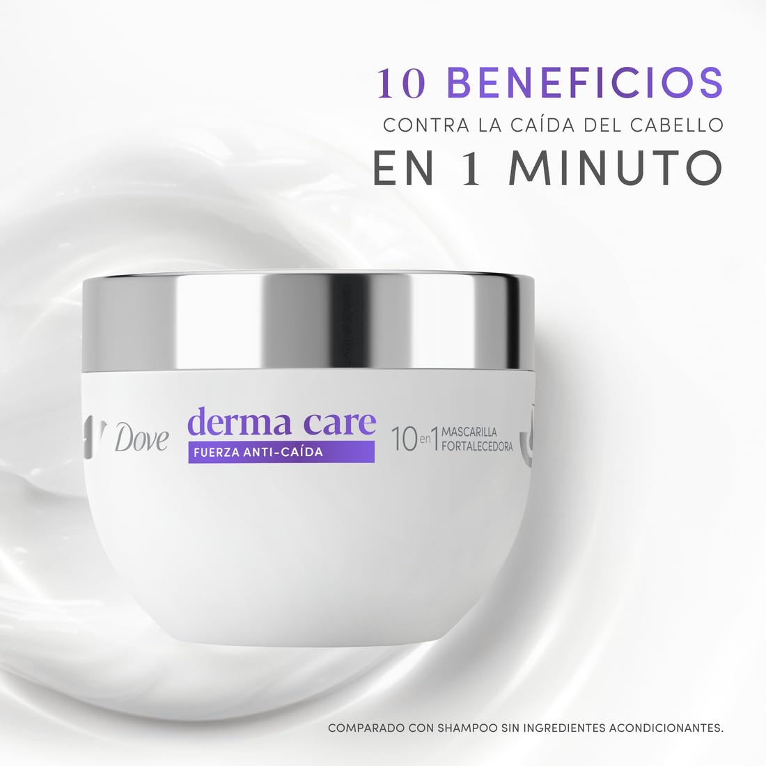 DOVE Kit Rutina Completa Fuerza Anti-Caída. Reduce la Caída 95%, 4 pzas: Shampoo, Acondicionador, Mascarilla y Sérum Capilar