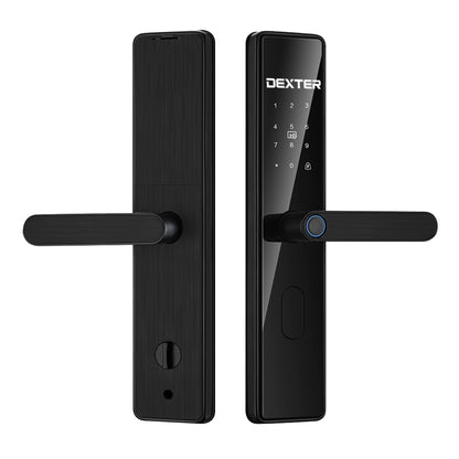 Dexter Cerradura Inteligente de Embutir con Bulones PP100 WiFi Negro