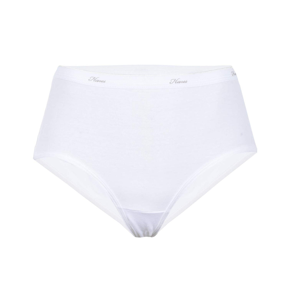 Hanes - Calzoncillos de Cintura Alta para Mujer, Paquete de 6, Ropa Interior de algodón Que Absorbe la Humedad (los Colores Pueden Variar)