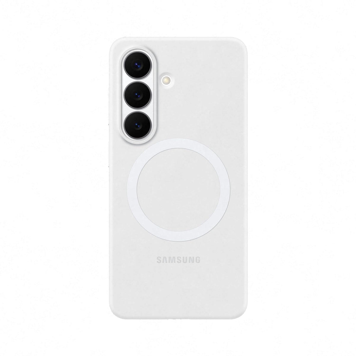 Samsung Funda de Silicona con Imán para Galaxy S26 - Básico - White