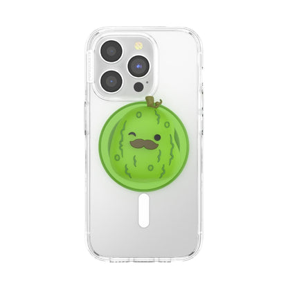 PopSockets - Empuñadura para teléfono MagSafe con soporte, soporte magnético, parte superior intercambiable, sujeción segura para iPhone MagSafe, agarre para teléfono y tablet, Squishmallows - Charles