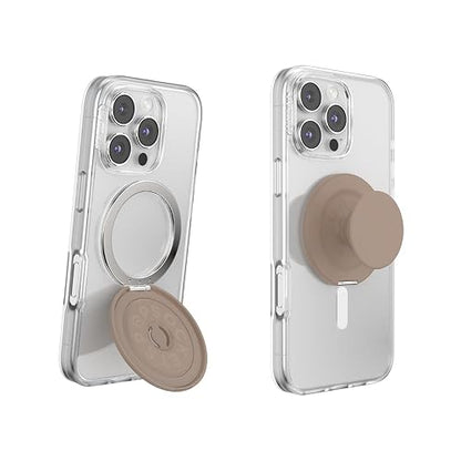PopSockets - Empuñadura para MagSafe, Agarre para teléfono con Soporte de teléfono Integrado, Soporte Ajustable para Retrato u Paisaje, Fuerte sujeción magnética, Compatible con Carga inalámbrica