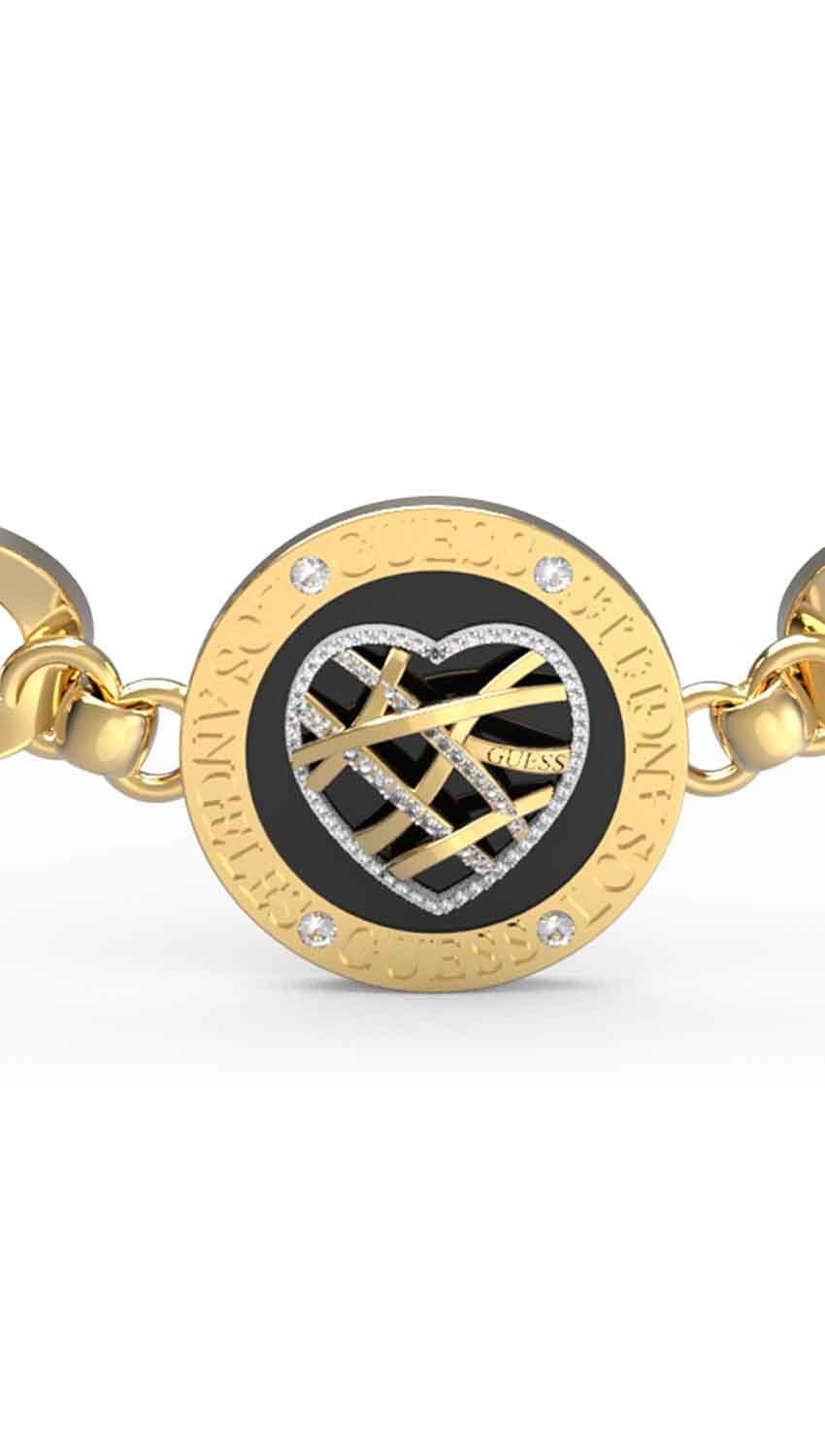 Pulsera para Mujer Guess HEART CAGE