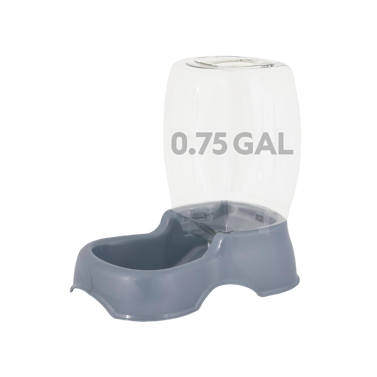 Petmate Pet Cafe Bebedero por Gravedad para Mascotas - .75 GAL - Gris perla