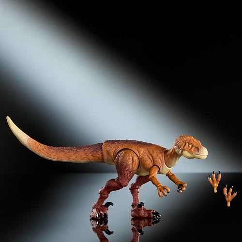 Jurassic World Hammond Collection Dinosaurio de Juguete Ornitholestes 8+ | Figura de dinosaurio de alta calidad con ojos realistas, 18 puntos de articulación y garras intercambiables, JKM91