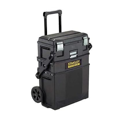 STANLEY Caja de Herramientas con Ruedas y Repisas Fatmax 4 en 1, 020800R