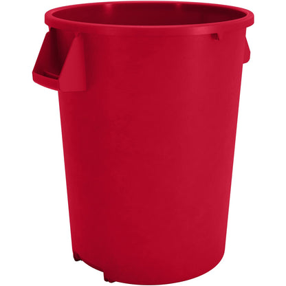 Carlisle FoodService Products Bronco Red 84102005 - Contenedor de basura redondo de 20 galones - Paquete de 6