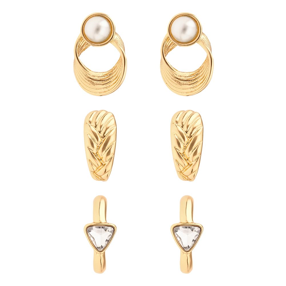 Anne Klein Aretes Dorado para Mujer