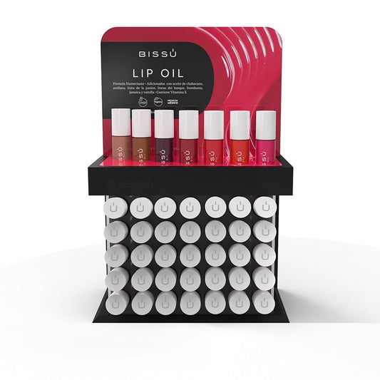 Bissú Cosméticos, Exhibidor Lip Oil