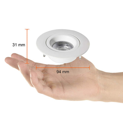 Construlita Lámpara LED Empotrado en techo, color Blanco Tecnolite RE1085BBFB