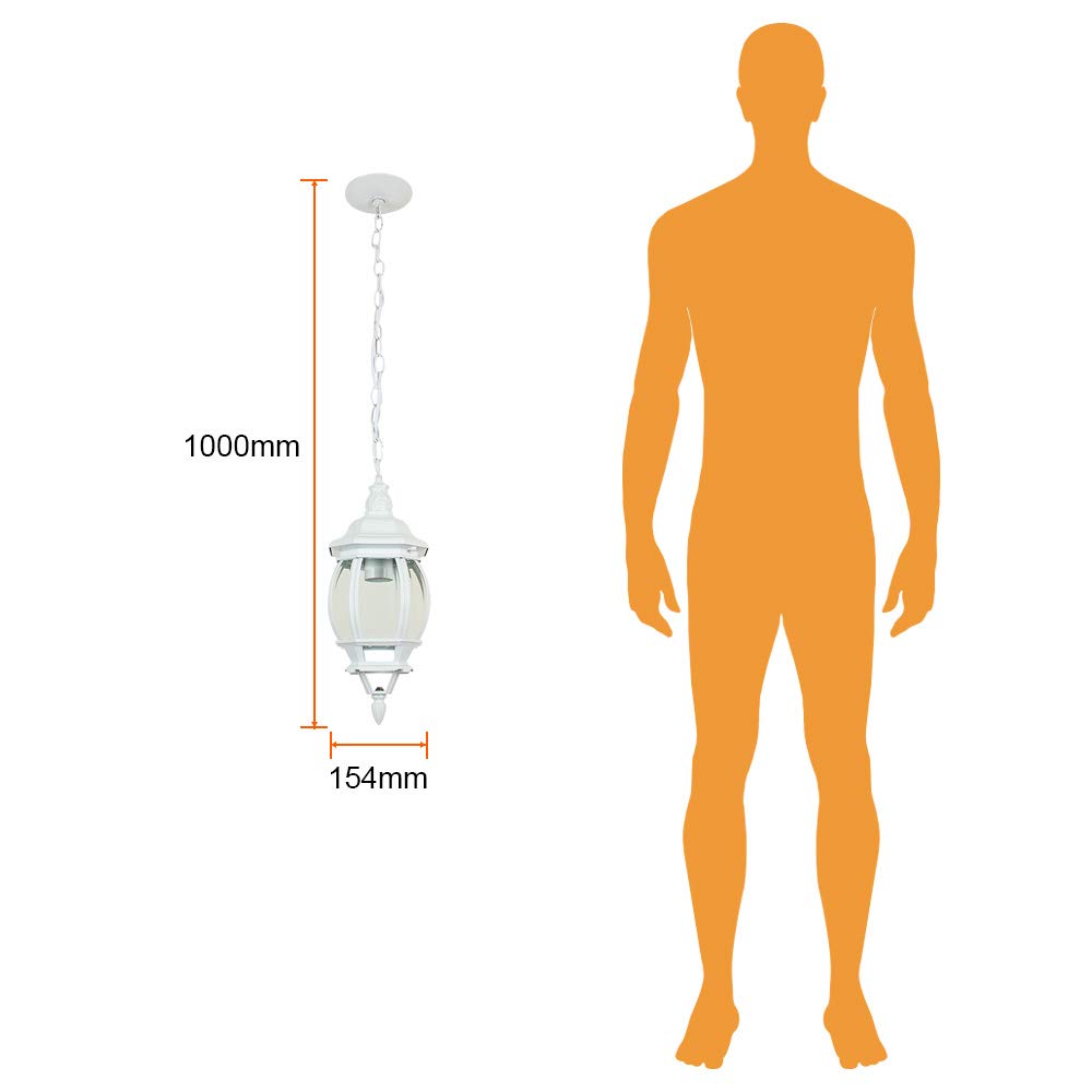 Tecnolite Farol de Exterior, color Blanco FTL-7356/B
