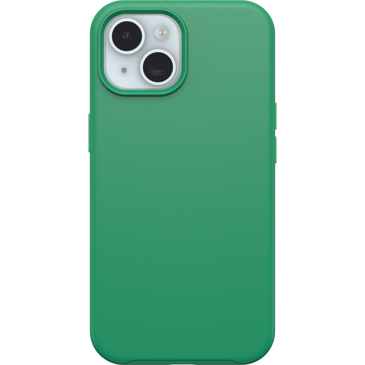 OtterBox - Funda para iPhone 16e, 15, 14 y 13 Symmetry Series - Jugo Verde (Verde), se Ajusta a MagSafe, Ultra Elegante y Bordes elevados Que protegen la cámara y la visualización