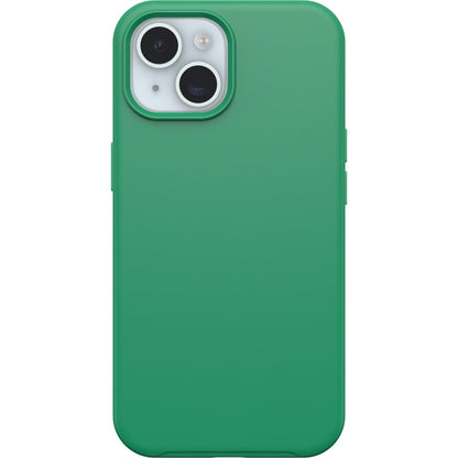 OtterBox - Funda para iPhone 16e, 15, 14 y 13 Symmetry Series - Jugo Verde (Verde), se Ajusta a MagSafe, Ultra Elegante y Bordes elevados Que protegen la cámara y la visualización