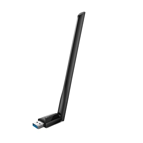 TP-Link Adaptador USB WiFi Archer T3U Plus - AC1300 Doble Banda - hasta 1.3 Gbps - Antena de Alta Ganancia - MU-MIMO - Compatible con Windows - Fácil Instalación
